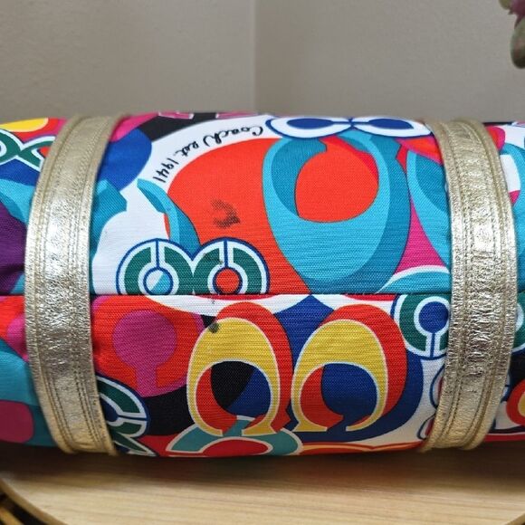 Coach Poppy Pop C Glam Tote and Wallet - Picture 8 of 16